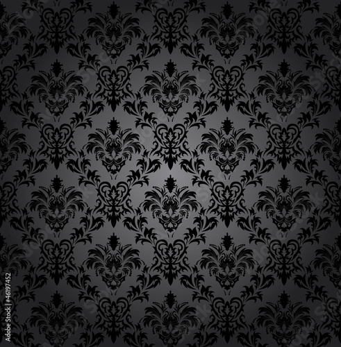  Damask seamless pattern