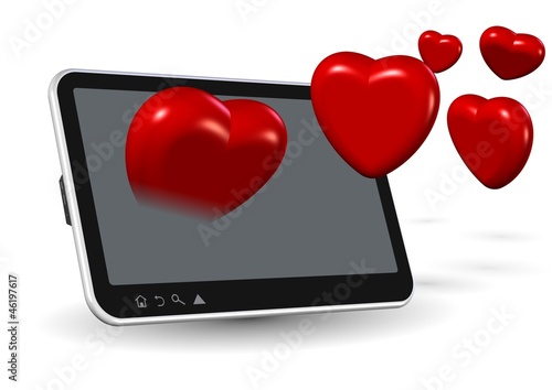 Illustration: Online love Online love