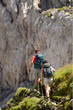 Wanderer im Alpstein - Alpen - Schweiz