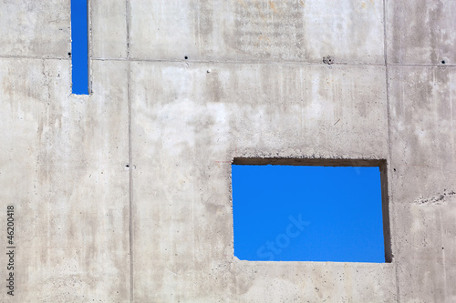 Photo: Betonmauer Betonmauer