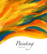 Abstract acrylic painted background