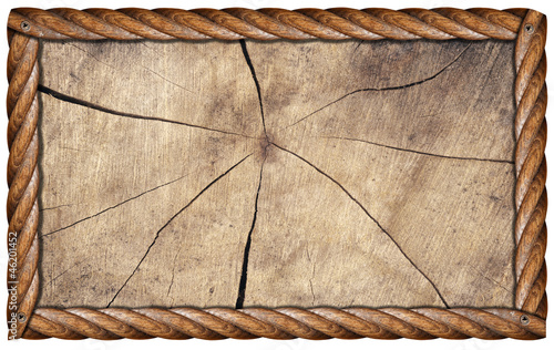 Photo: Grunge Wooden Frame Grunge Wooden Frame