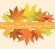 vector background with fall leaves