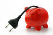 sparschwein mit stecker