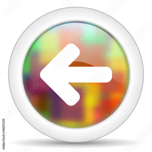 Illustration: arrow left icon arrow left icon