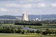 Blick Richtung AKW Grohnde vom Ohrbergpark aus