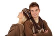 Foto: Stylish couple in winter clothes Stylish couple in winter clothes