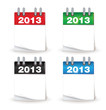 calendrier mensuel picto année 2013