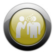 Illustration: Yellow Metallic Orb Button "Infectious Diseases" Yellow Metallic Orb Button "Infectious Diseases"