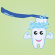 brushing teeth