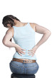 girl having lower back pain