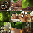 Spa theme  photo collage composed of different images
