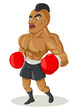 Vector: Cartoon illustration of a boxer Cartoon illustration of a boxer