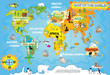 Kid's world map