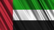 United Arab Emirates Flag looping animation