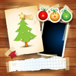 Christmas vintage background