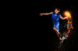 Photo: Basketball player with a ball Basketball player with a ball