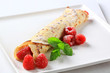Raspberry crepe