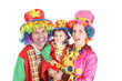 happy clown family