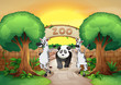 a zoo and the animals