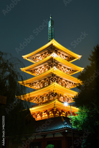 Photo: Pagoda of Sensoji Pagoda of Sensoji