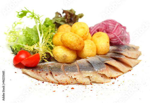 Photo: Pickled Herring, Scandinavian cuisine Pickled Herring, Scandinavian cuisine
