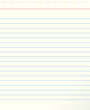 Vector lined notebook page