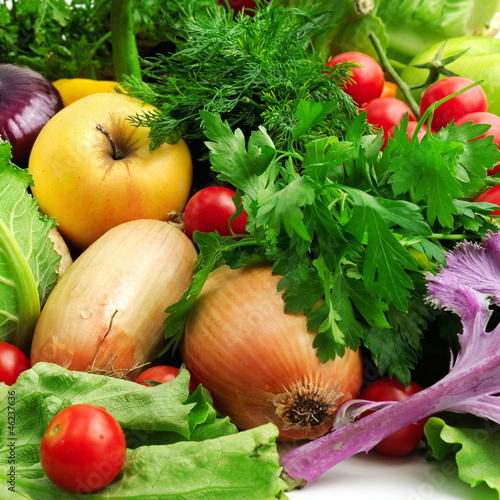 Photo: fresh fruits and vegetables fresh fruits and vegetables