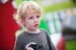 Portrait of a young blond boy.