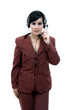 Young woman callcenter
