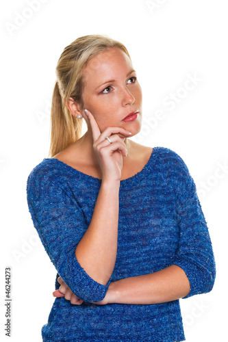 Photo: nachdenkliche Frau nachdenkliche Frau