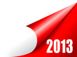 New year vector corner