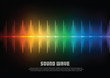 Music equalizer wave