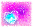 pink background with heart