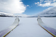 Auf skiern in Lappland