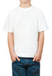 Foto: white t-shirt on a little boy white t-shirt on a little boy