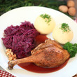 Foto: weihnachtliche Gänsekeule weihnachtliche Gänsekeule