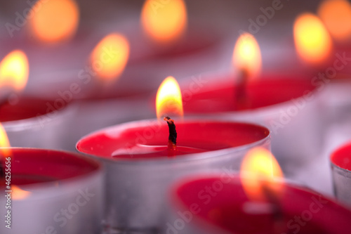 Photo: rote Teelichter rote Teelichter