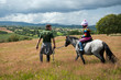 Leading novice rider