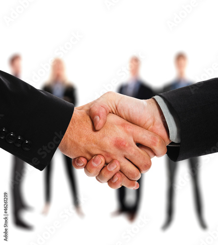 Photo: Businessmen handshake Businessmen handshake