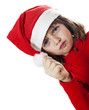 annoyed little santa