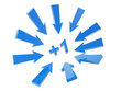 Illustration: follow arrow follow arrow