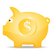 Dollar Piggy Bank