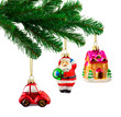 Photo: Christmas tree and toys Christmas tree and toys