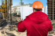 Contractor reading plans
