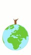 Baum auf Welt