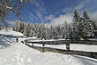 Winter Hiking trail, after a Snowfall