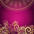 Vector: Vintage gold-purple frame Vintage gold-purple frame