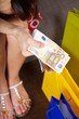 bundle of euros ready to shopping