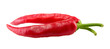 Red hot chili peppers, isolated on white